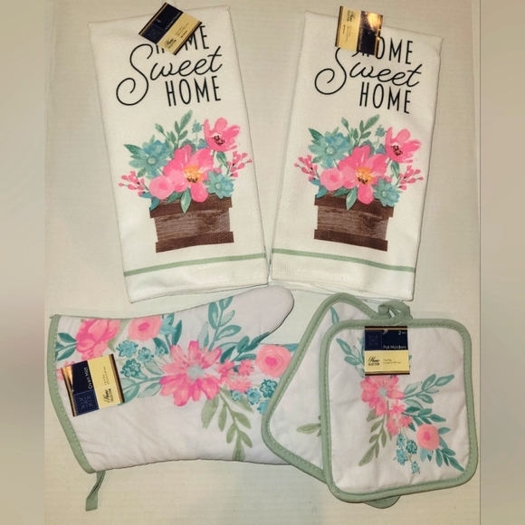 5 Piece Spring Kitchen Set (Home Sweet Home) - Picture 1 of 6